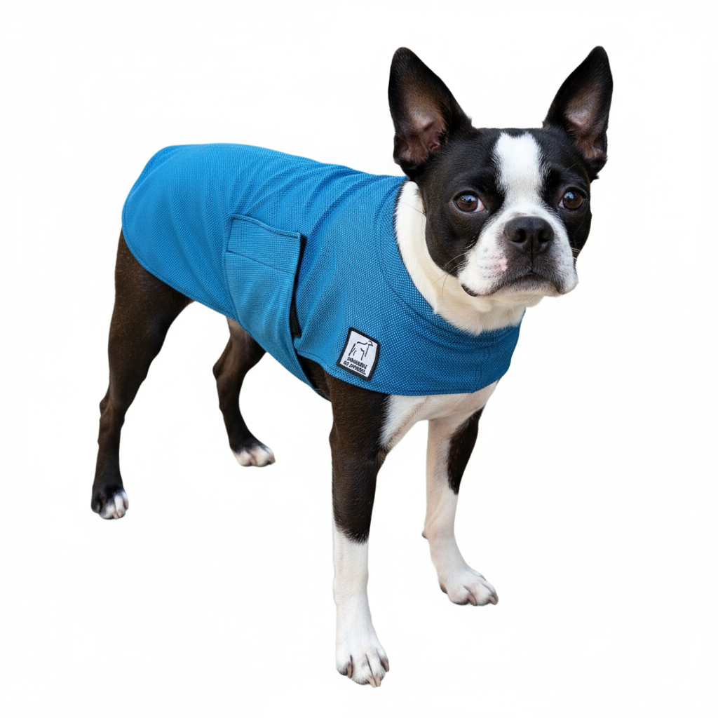 Boston Terrier Cooling Coat – Voyagers K9 Apparel