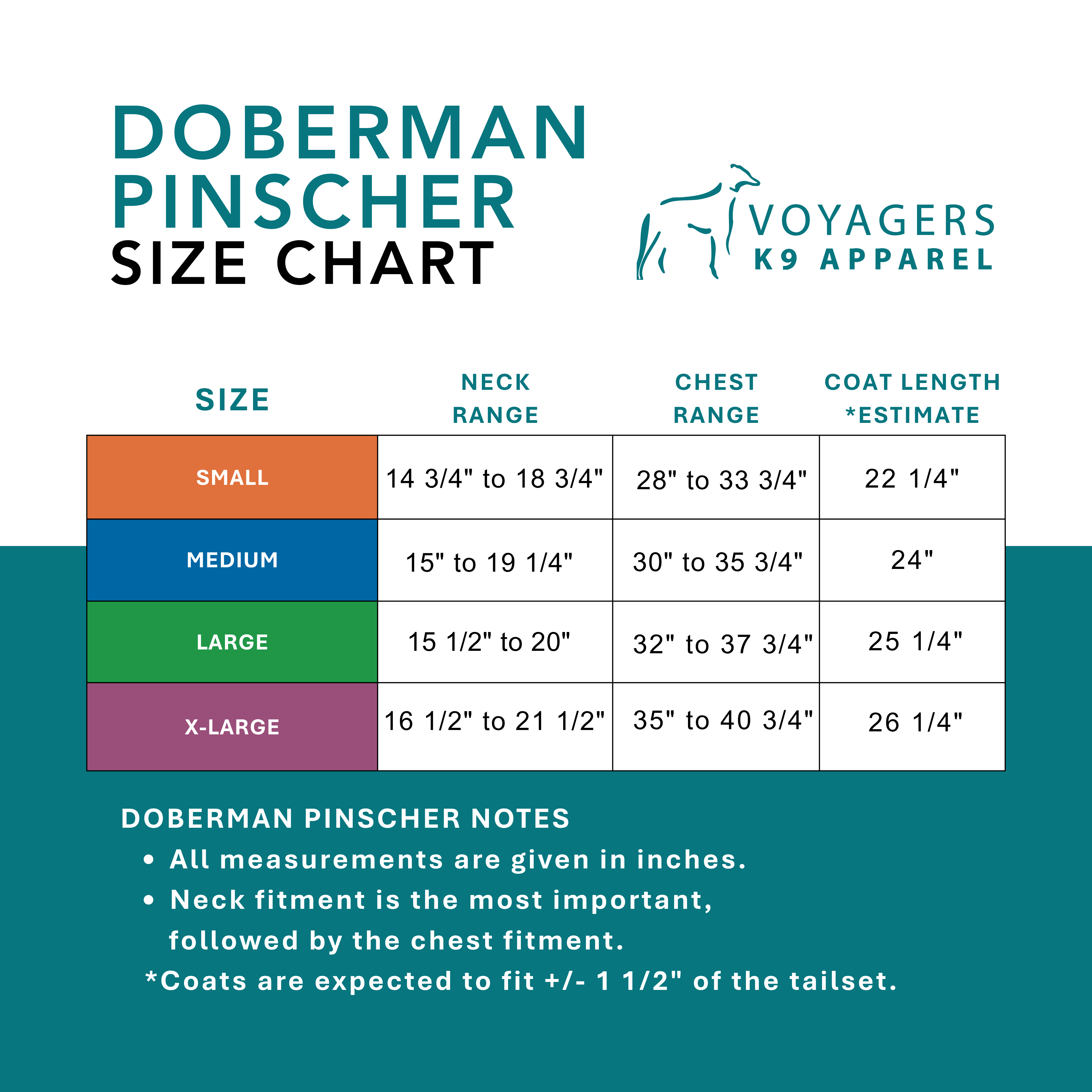 Doberman Pinscher Cooling Coat Voyagers K9 Apparel