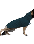 German Shepherd Raincoat Dark Teal
