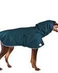 Doberman Pinscher Rain Coat (Dark Teal) - Voyagers K9 Apparel