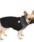 French Bulldog Winter Coat (Black) - Voyagers K9 Apparel