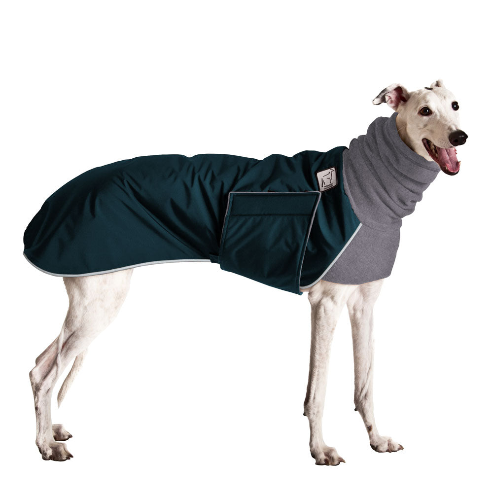 Winter Coat for Greyhound - Greyhound Coat - Greyhound top Clothes - Hoodie For Dog - Fleece Dog Coat - Dark Blue - Dog Apparel - Pet Apparel