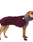 Rhodesian Ridgeback Winter Coat (Burgundy)- Voyagers K9 Apparel