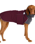 Vizsla Winter Coat (Burgundy) - Voyagers K9 Apparel