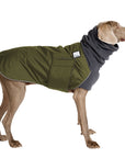 Weimaraner Winter Coat (Olive) - Voyagers K9 Apparel