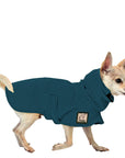 Chihuahua Rain Coat (Dark Teal) - Voyagers K9 Apparel Dog Gear