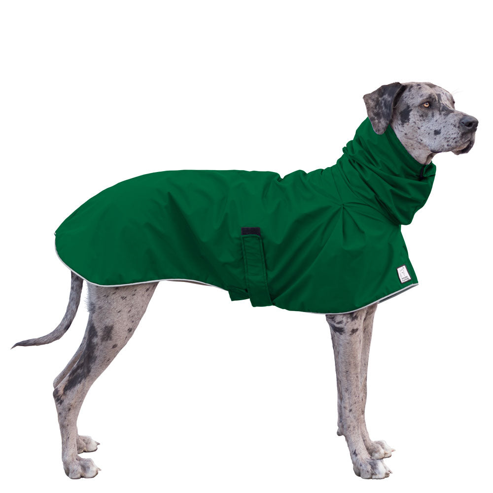 Great Dane Waterproof Dog Rain Coat. Voyagers K9 Apparel