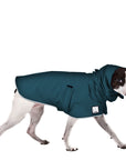 Rat Terrier Rain Coat (Dark Teal)- Voyagers K9 Apparel