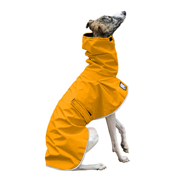 Whippet Rain Coat (Yellow)- Voyagers K9 Apparel