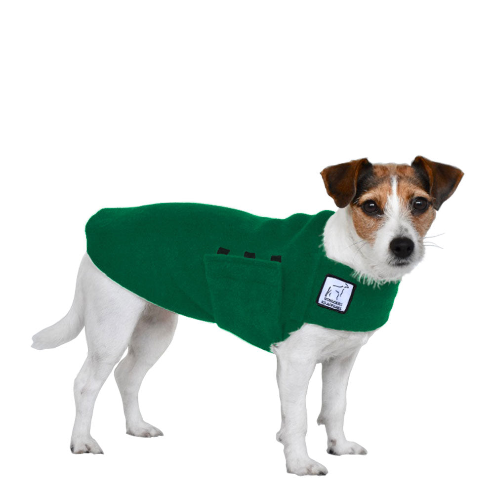 Jack Russell Terrier Tummy Warmer Dog Vest L Green