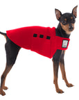 Miniature Pinscher Tummy Warmer (Red) - Voyagers K9 Apparel Dog Gear