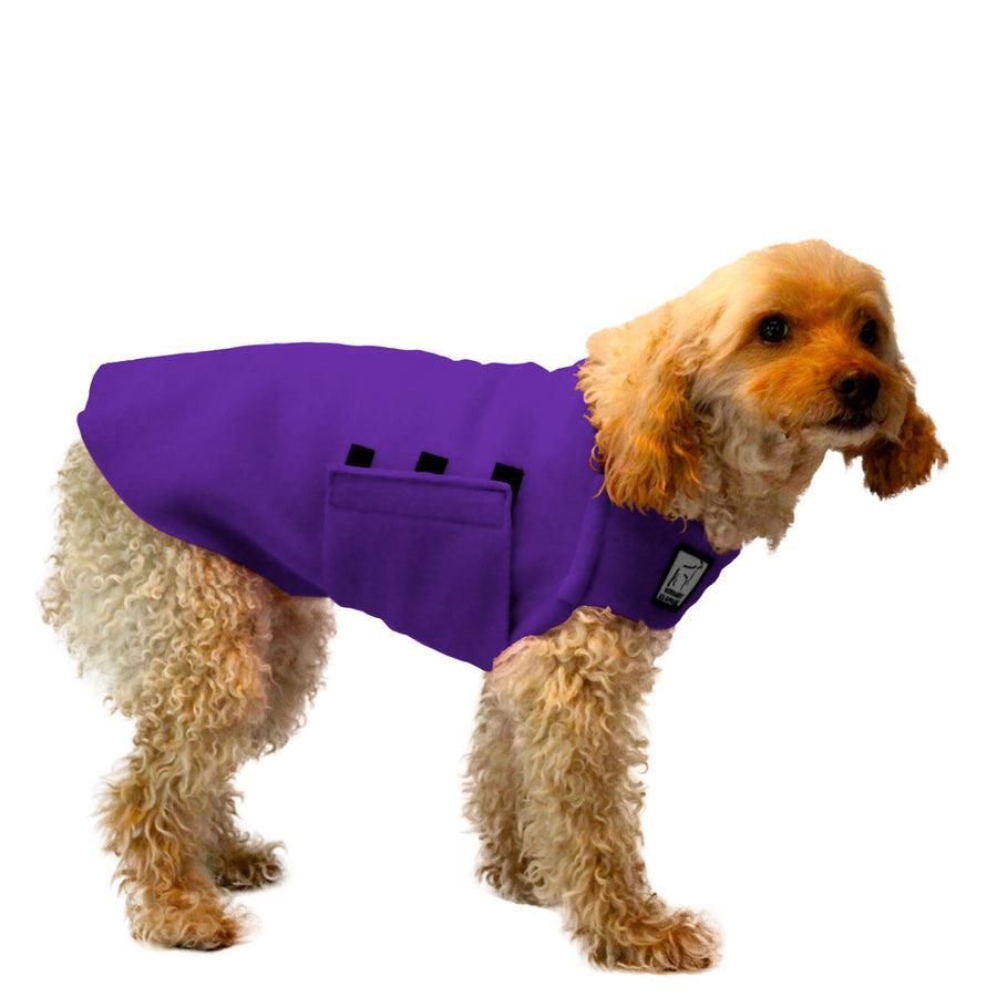 Miniature Poodle Tumy Warmer Dog Vest (Purple) - Voyagers K9 Apparel Dog Gear