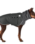 Doberman Pinscher Winter Coat (Special Order Smoke) - Voyagers K9 Apparel