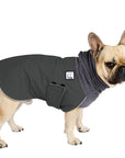 French Bulldog Winter Coat (Special Order Smoke) - Voyagers K9 Apparel