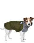 Jack Russell Terrier Winter Coat (Olive) - Voyagers K9 Apparel
