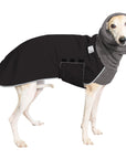 Whippet Winter Coat (Black) - Voyagers K9 Apparel