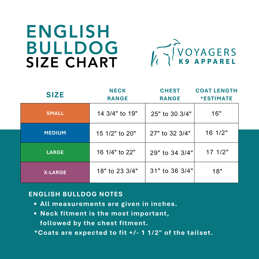 English Bulldog Cooling Coat