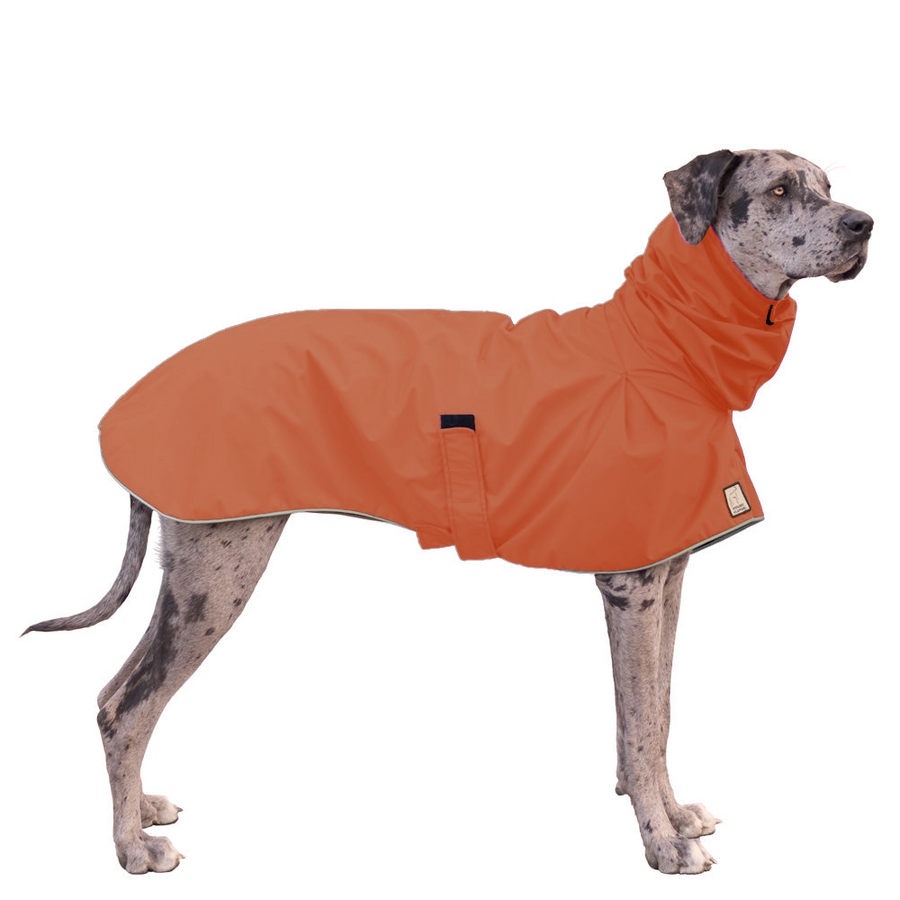 Great Dane Waterproof Dog Rain Coat. Voyagers K9 Apparel