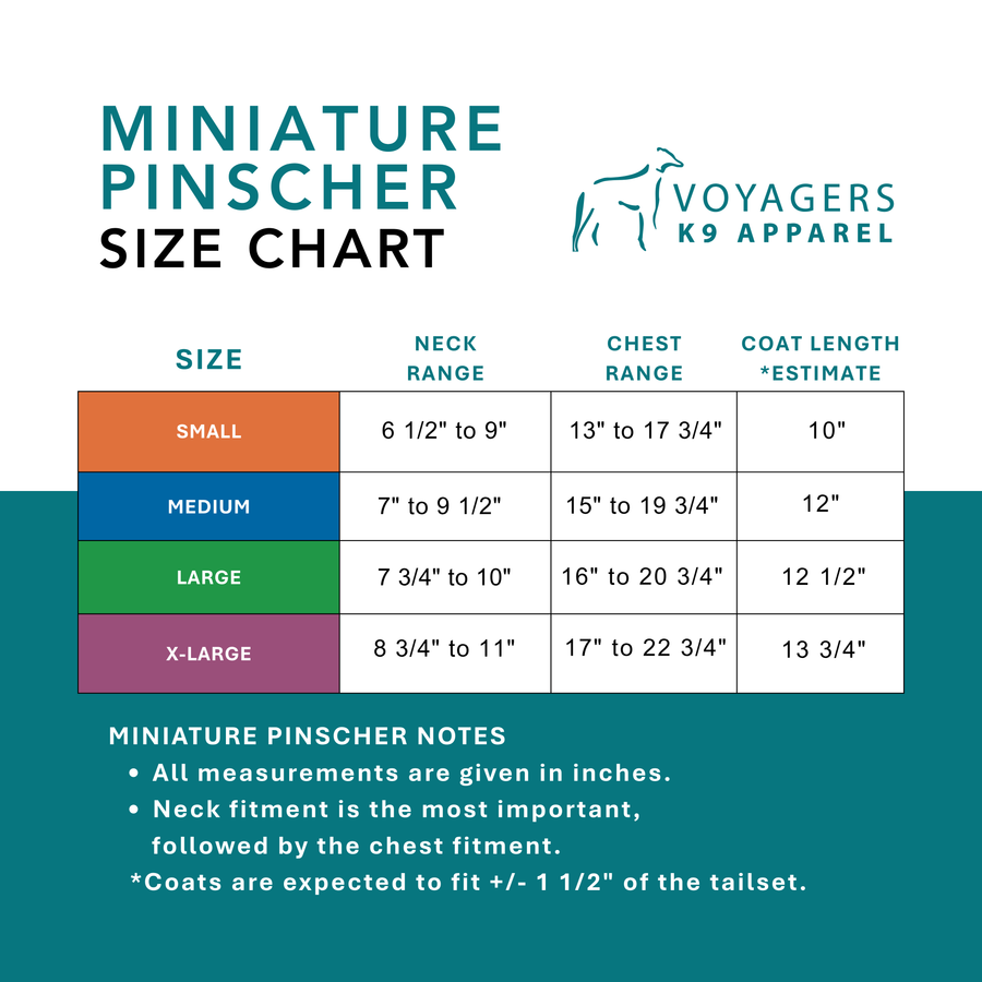 Miniature Pinscher Cooling Coat