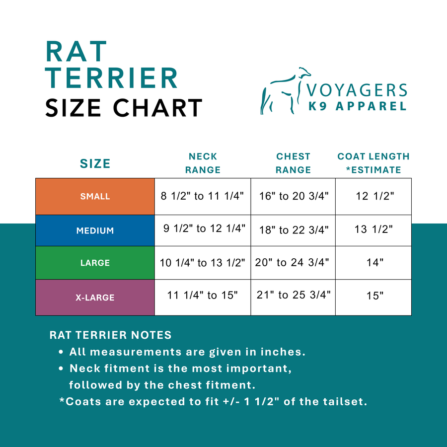 Rat Terrier Cooling Coat