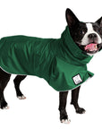 ReCoat ♻️ Boston Terrier Raincoat with Harness Opening