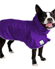 ReCoat ♻️ Boston Terrier Raincoat with Harness Opening