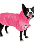 ReCoat ♻️ Boston Terrier Raincoat with Harness Opening