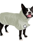 ReCoat ♻️ Boston Terrier Raincoat with Harness Opening