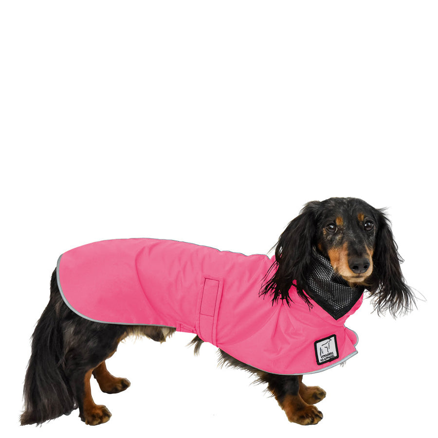 ReCoat ♻️ Dachshund Raincoat with Harness Opening