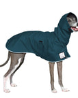Italian Greyhound Rain Coat (Dark Teal) - Voyagers K9 Apparel