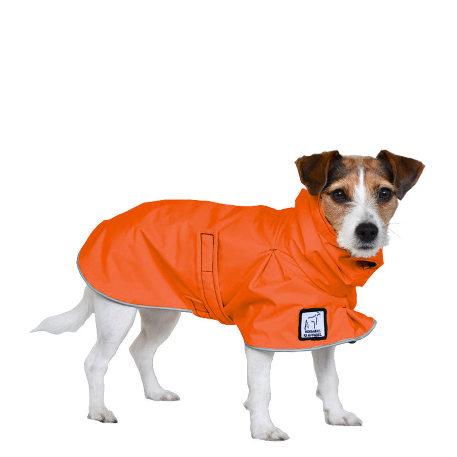 Jack Russell Terrier Rain Coat (Special Order Orange) - Voyagers K9 Apparel