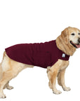 Golden Retriever Tummy Warmer Dog Vest (Burgundy) - Voyagers K9 Apparel Dog Gear