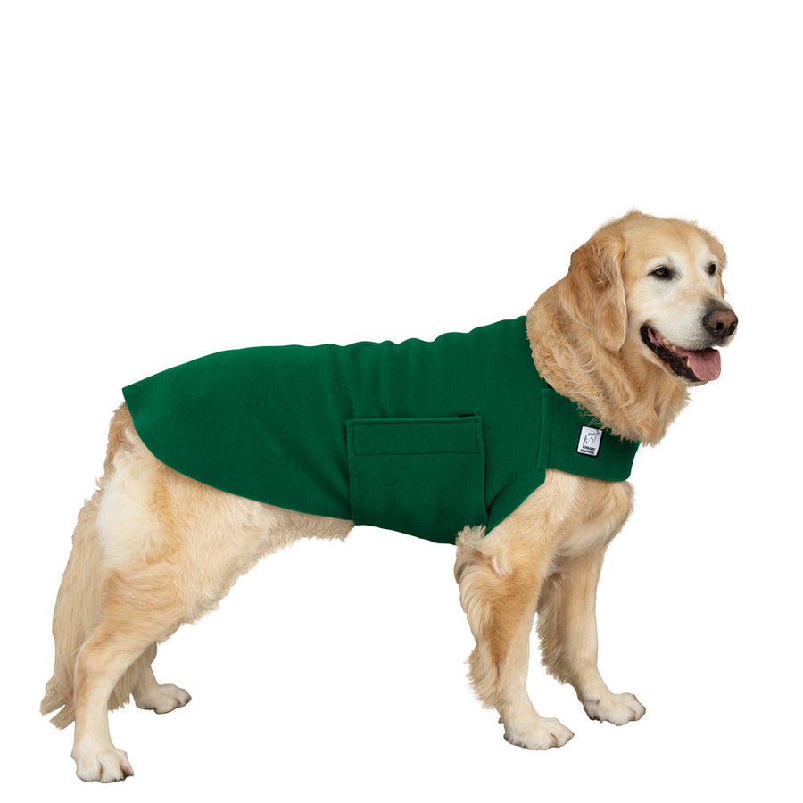 Golden Retriever Tummy Warmer Dog Vest (Green) - Voyagers K9 Apparel Dog Gear