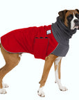 Boxer Dog Winter Coat (Red) - Voyagers K9 Apparel