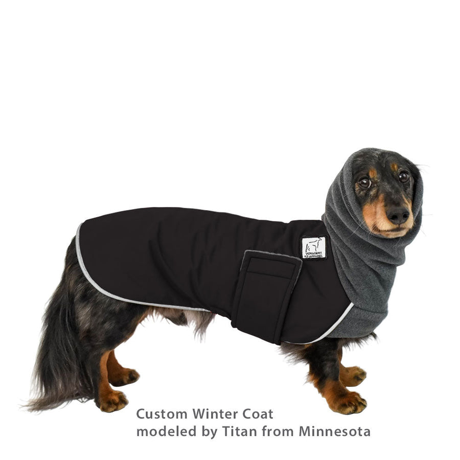 personalized dog gear Made-to-Measure Dog Winter Coat