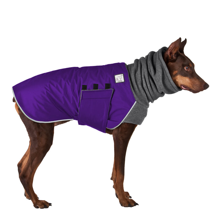 ReCoat ♻️ Doberman Pinscher Winter Coat with Harness Opening