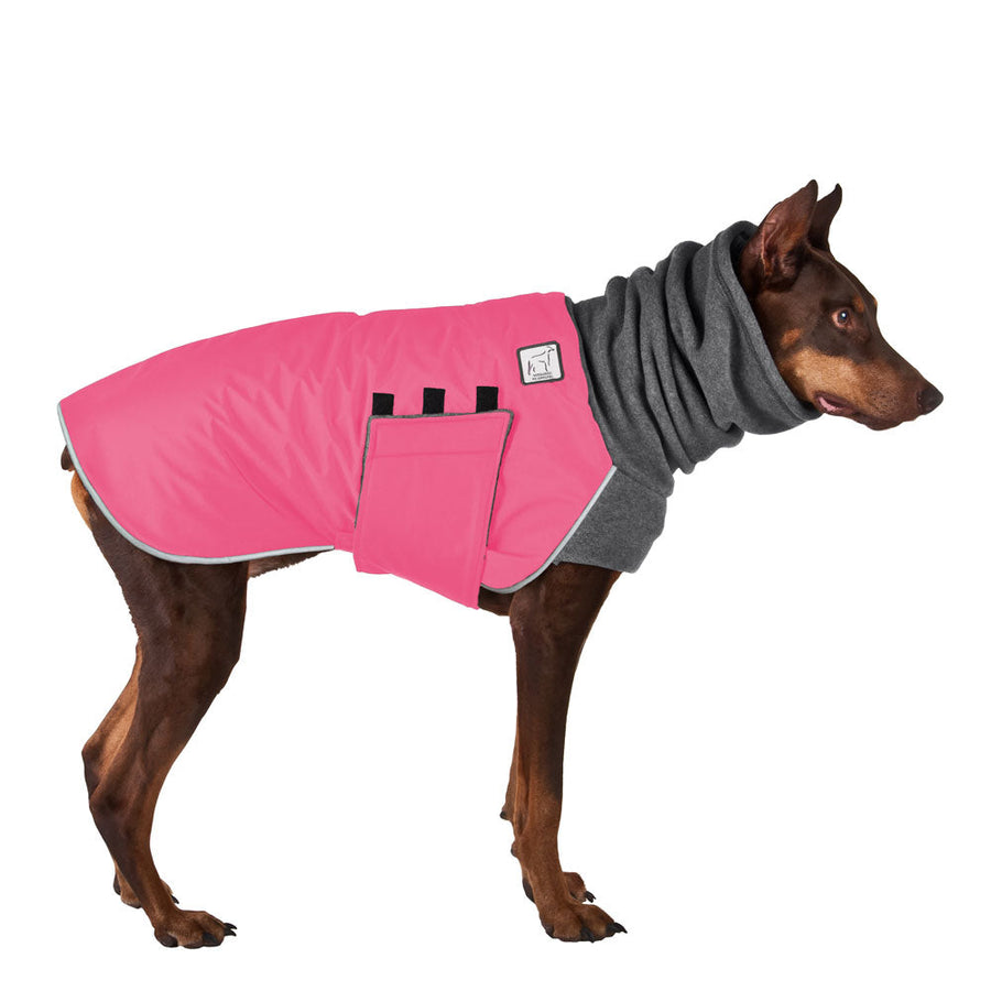 ReCoat ♻️ Doberman Pinscher Winter Coat with Harness Opening