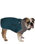 English Bulldog Winter Coat (Dark Teal) - Voyagers K9 Apparel