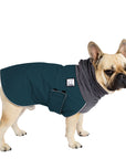 French Bulldog Winter Coat (Dark Teal) - Voyagers K9 Apparel