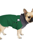 French Bulldog Winter Coat (Special Order Green) - Voyagers K9 Apparel