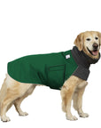 Golden Retriever Winter Coat (Special Order Green) - Voyagers K9 Apparel