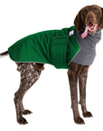 German Shorthaired Pointer Winter Coat (Special Order Green) - Voyagers K9 Apparel