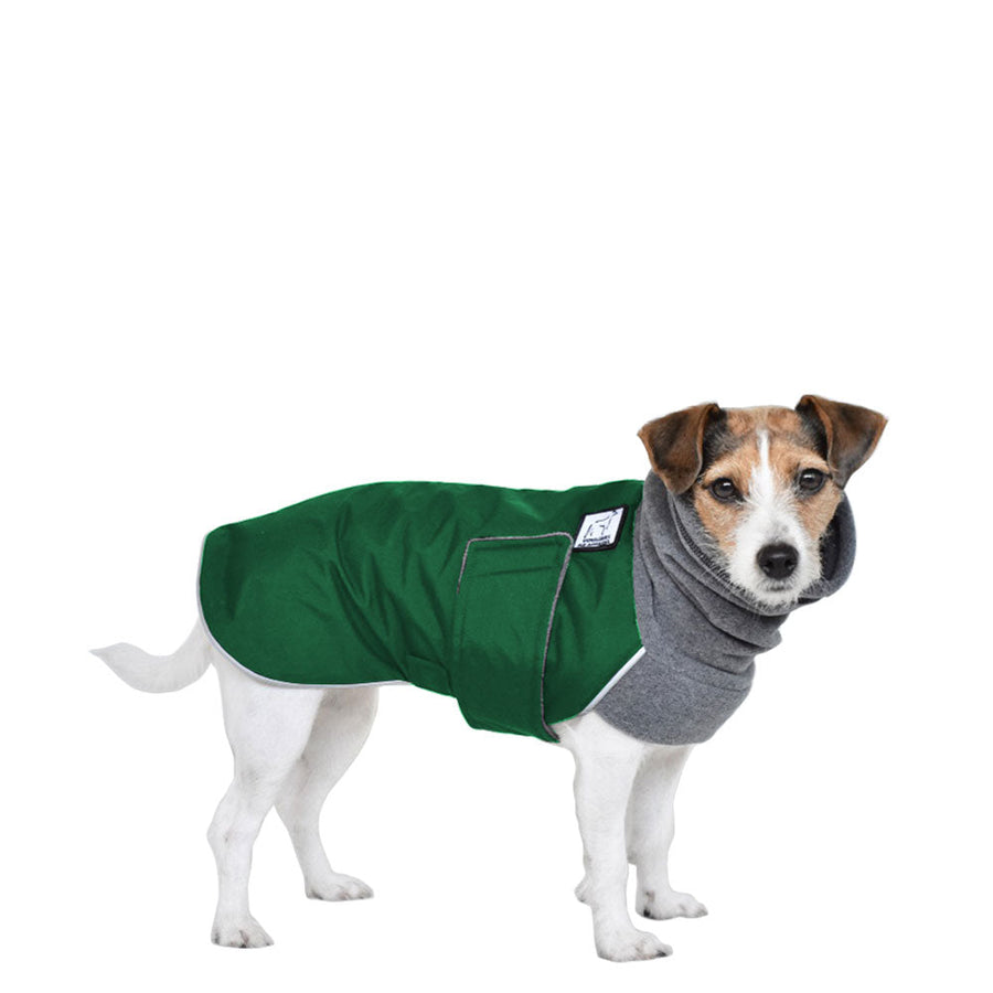 Jack Russell Terrier Winter Coat (Special Order Green) - Voyagers K9 Apparel