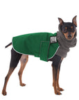 Miniature Pinscher Winter Coat (Special Order Green) - Voyagers K9 Apparel