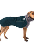 Rhodesian Ridgeback Winter Coat (Dark Teal) - Voyagers K9 Apparel