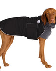 Vizsla Winter Coat (Black) - Voyagers K9 Apparel