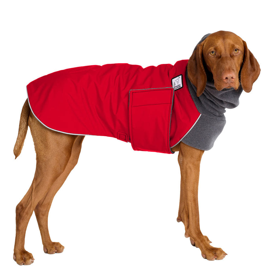 Vizsla Winter Coat (Red) - Voyagers K9 Apparel