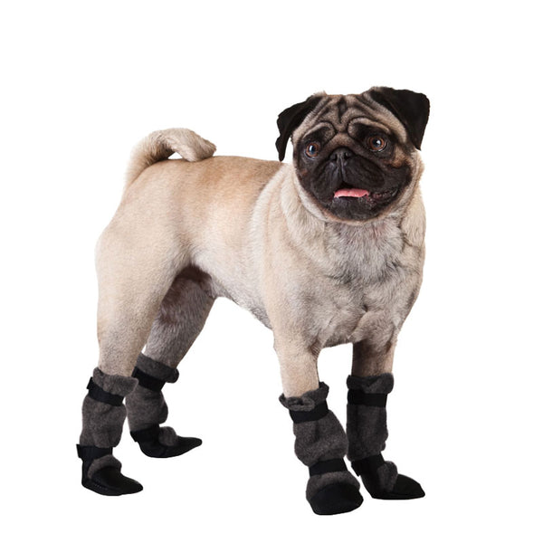 Pug Protective Winter Dog Booties Voyagers K9 Apparel