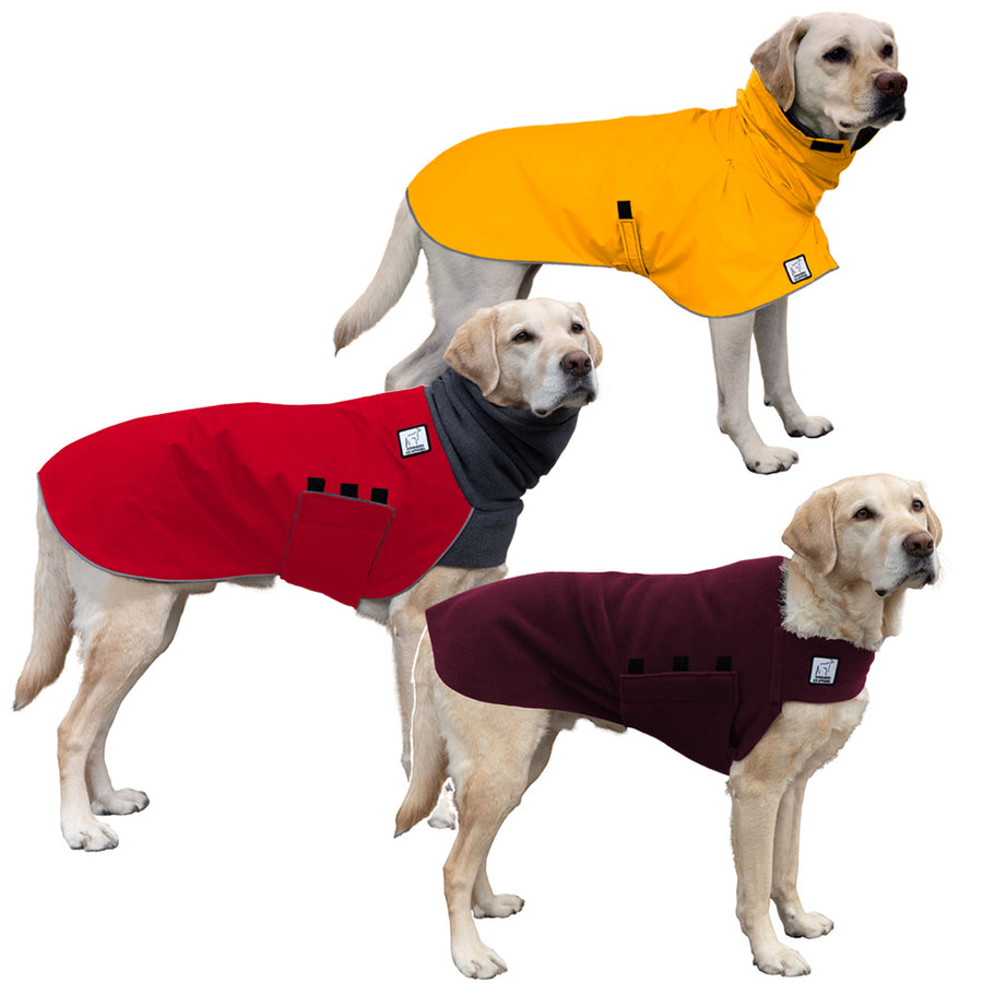 Labrador Retriever All Weather Combo Dog Jacket Set - Voyagers K9 Apparel