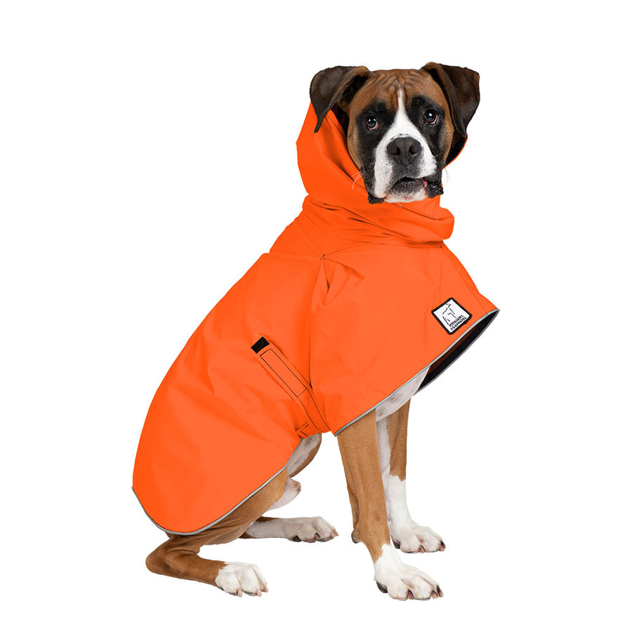 Boxer Rain Coat (Special Order Orange) - Voyagers K9 Apparel